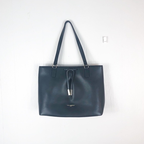 Karl Lagerfeld Paris leather tote bag - Picture 1 of 7